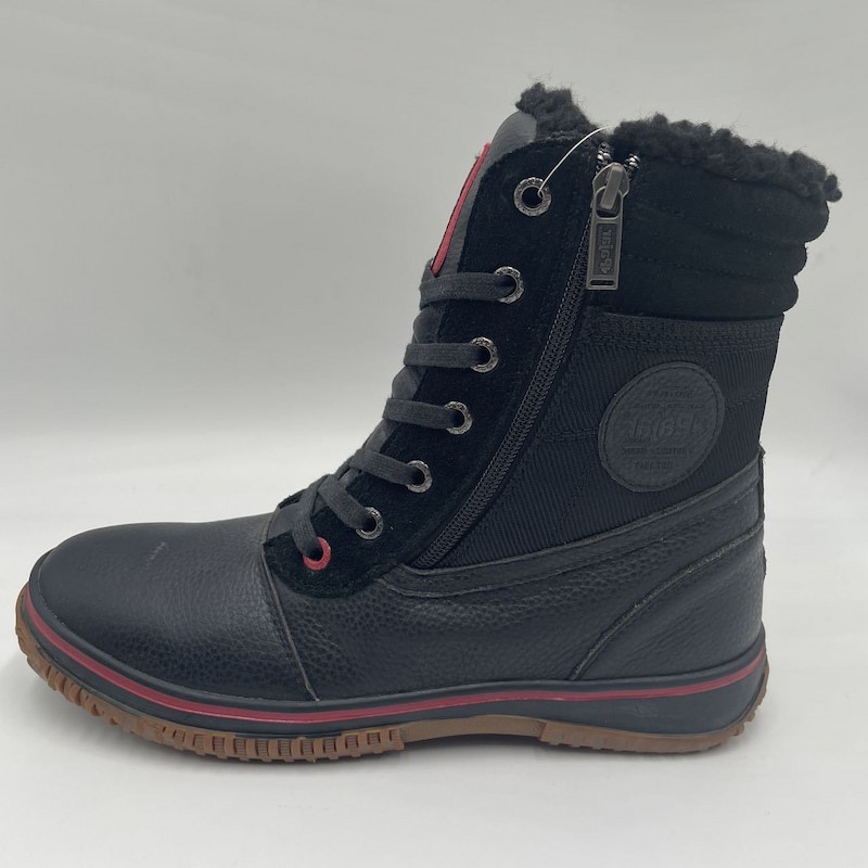 Waterproof Full-grain Suede Winter Zip Boots