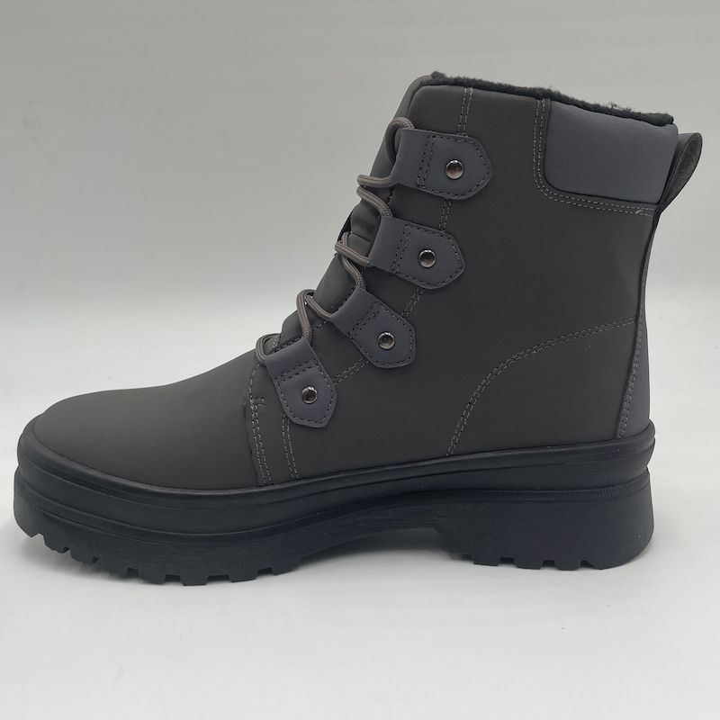 Insulated Mid Boots Rubber Sole