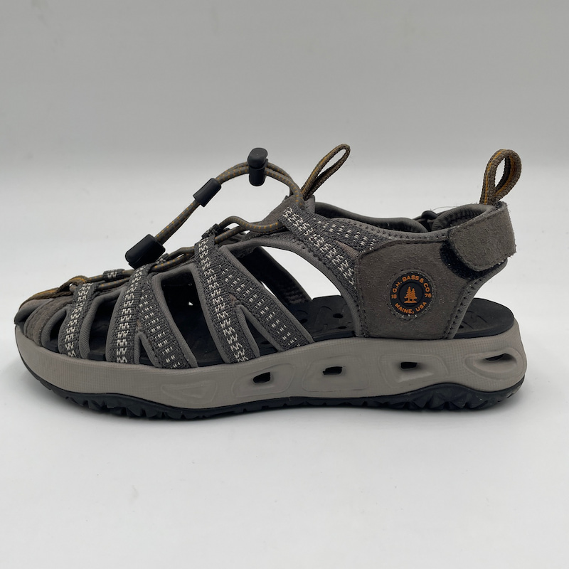 Closed-toe Adjustable Suede Hiking Sandals