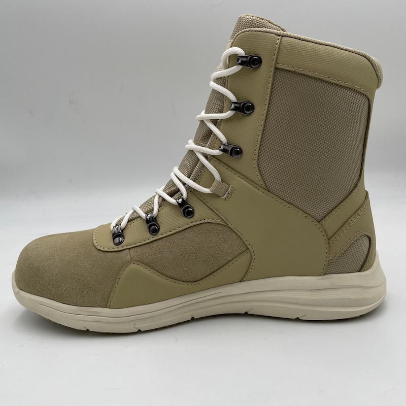 Water-resistant Suede Leather Steel Toe Shoes
