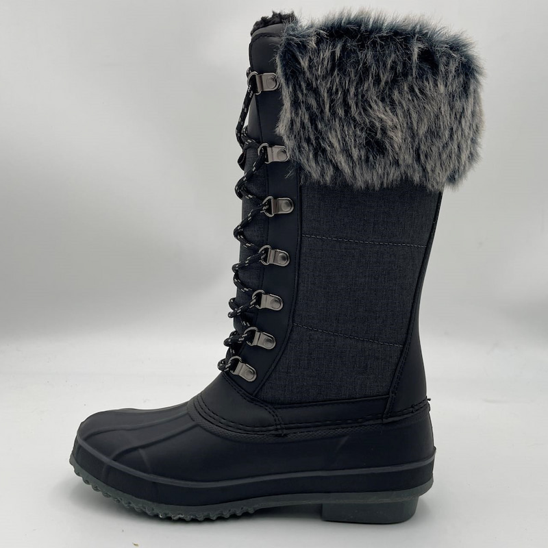 Insulated Warm Fur-lined Winter Duck Boots