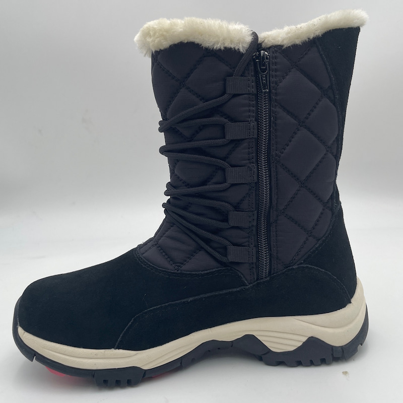 Waterproof High-top Snow Boots Suede Leather