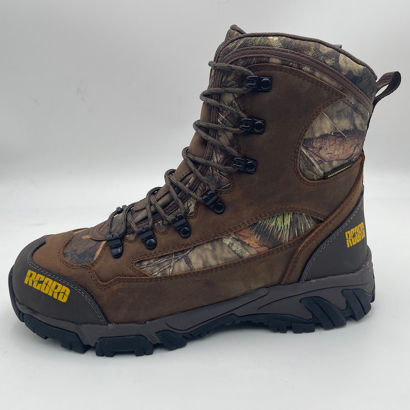 Men's Waterproof Top-grain Camo Hunting Boots