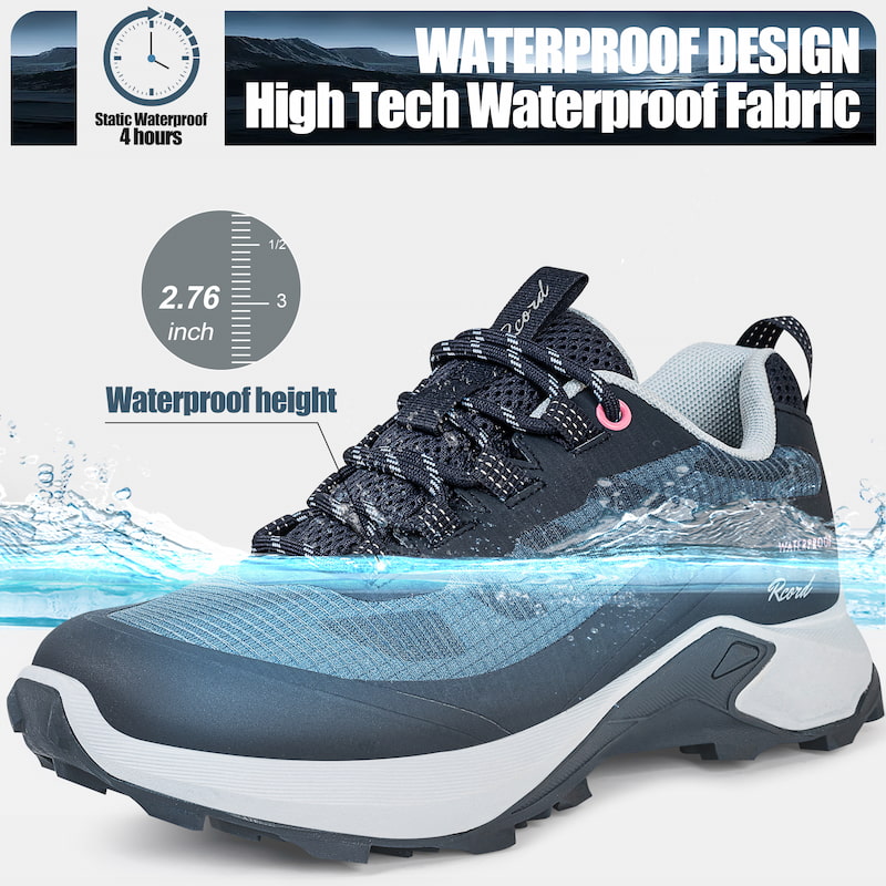 Women's Hiking Shoes Waterproof Sock Construction