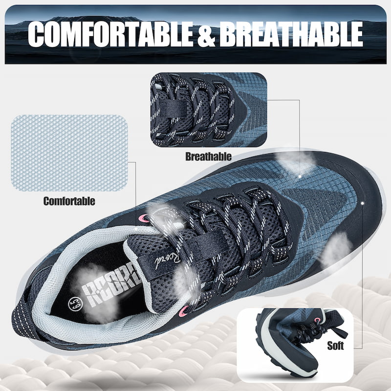 Breathable Hiking Shoes Three-layer Sandwich Mesh
