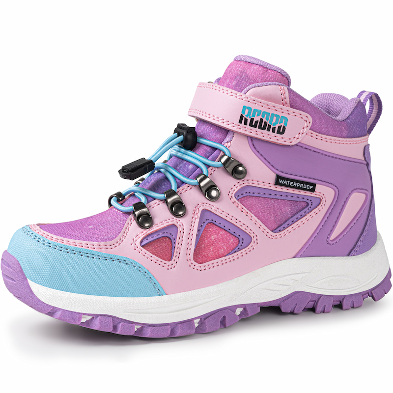 Kids' Waterproof Hiking Boots Hook-and-Loop