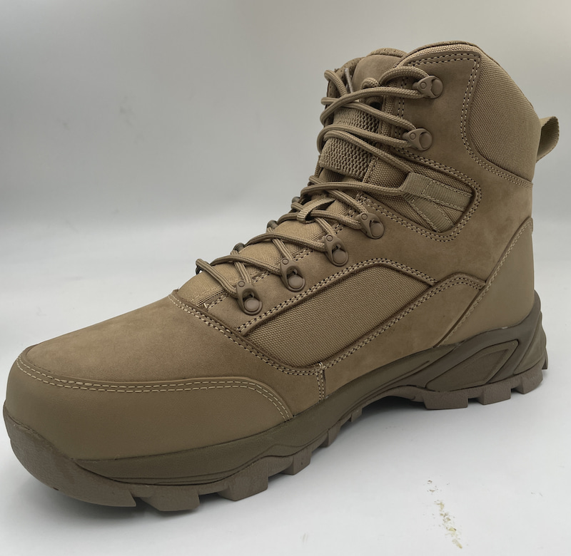 Men's Waterproof Cow Suede Army Boots